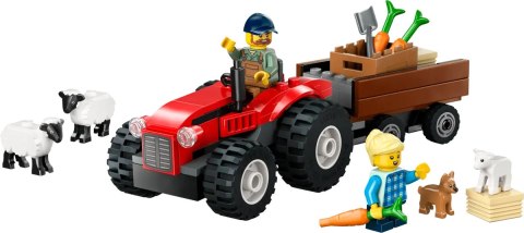60461 - LEGO City - Czerwony traktor z przyczepą i owcą 60461 - LEGO City - Czerwony traktor z przyczepą i owcą