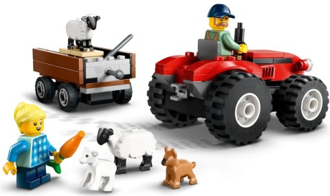 60461 - LEGO City - Czerwony traktor z przyczepą i owcą 60461 - LEGO City - Czerwony traktor z przyczepą i owcą