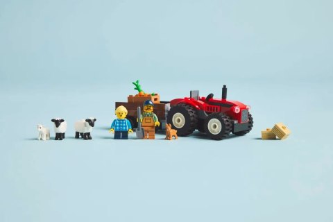 60461 - LEGO City - Czerwony traktor z przyczepą i owcą 60461 - LEGO City - Czerwony traktor z przyczepą i owcą