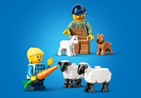 60461 - LEGO City - Czerwony traktor z przyczepą i owcą 60461 - LEGO City - Czerwony traktor z przyczepą i owcą