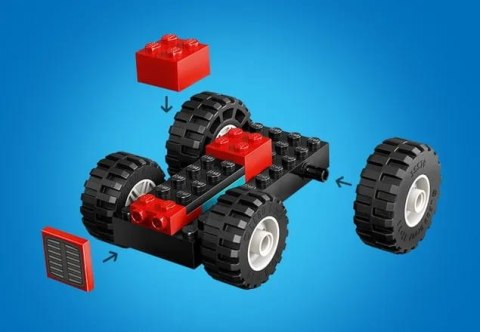 60461 - LEGO City - Czerwony traktor z przyczepą i owcą 60461 - LEGO City - Czerwony traktor z przyczepą i owcą