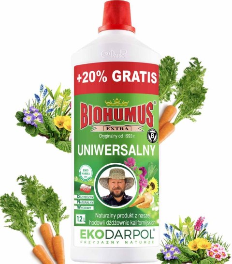 EKODARPOL BIOHUMUS EXTRA Uniwersalny 1L + 20% gratis EKODARPOL BIOHUMUS EXTRA Uniwersalny 1L + 20% gratis