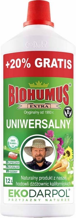 EKODARPOL BIOHUMUS EXTRA Uniwersalny 1L + 20% gratis EKODARPOL BIOHUMUS EXTRA Uniwersalny 1L + 20% gratis