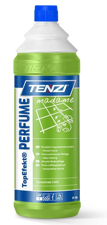TENZI Top Efekt Perfume MADAME zielony - Płyn do mycia posadzek i pielęgnacji - Zapachowy - 1L TENZI Top Efekt Perfume MADAME zielony - Płyn do mycia posadzek i pielęgnacji - Zapachowy - 1L
