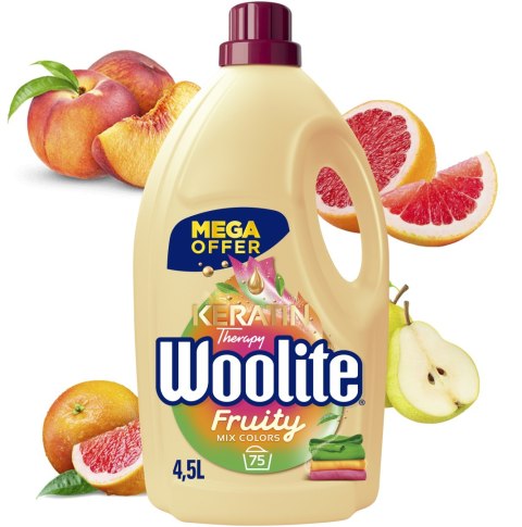 Woolite Fruity do Kolorów z Keratyną 4,5l/75 prań Woolite Fruity do Kolorów z Keratyną 4,5l/75 prań