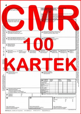 CMR List Przewozowy 100 kartek (5)