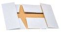 Karton Fasonowy 250x200x80mm BIAŁY-BRĄZOWY 3W E 350g/m2 - 200 sztuk