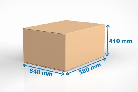 Karton Klapowy 640x380x410mm 3W B 420g/m2 Karton Klapowy 640x380x410mm 3W B 420g/m2