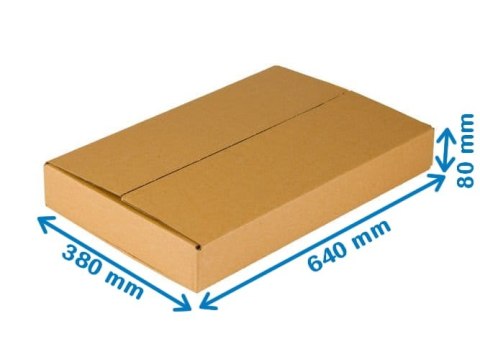 Karton Klapowy 640x380x80mm 3W B 380g/m2 Karton Klapowy 640x380x80mm 3W B 380g/m2