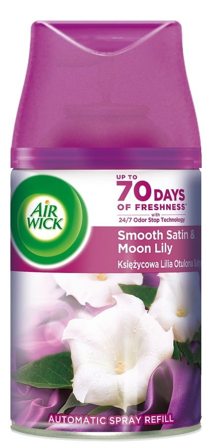 AIR WICK Freshmatic Księżycowa Lilia Otulona Satyną/Satin Moon Lily 250ml Wkład AIR WICK Freshmatic Księżycowa Lilia Otulona Satyną/Satin Moon Lily 250ml Wkład