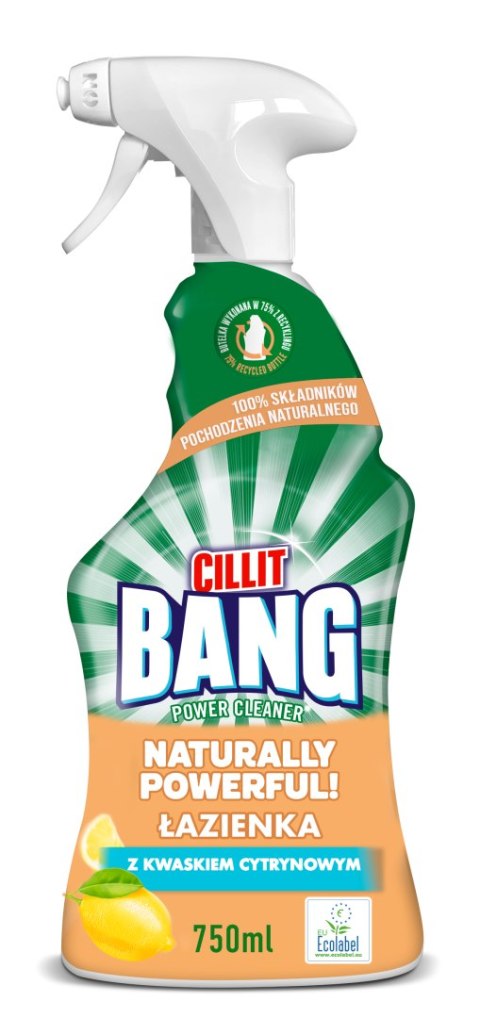 CILLIT BANG Naturally Powerful Łazienka 750ml Spray CILLIT BANG Naturally Powerful Łazienka 750ml Spray