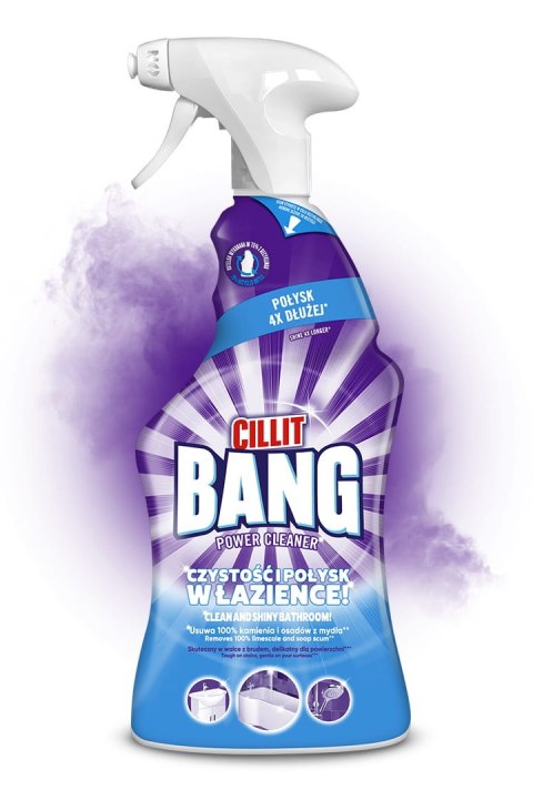 CILLIT BANG Power Cleaner Czystość i Połysk w Łazience 750ml Spray CILLIT BANG Power Cleaner Czystość i Połysk w Łazience 750ml Spray