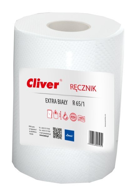Ręcznik Papierowy Cliver Extra Biały R65/1 - 1 szt. Ręcznik Papierowy Cliver Extra Biały R65/1 - 1 szt.