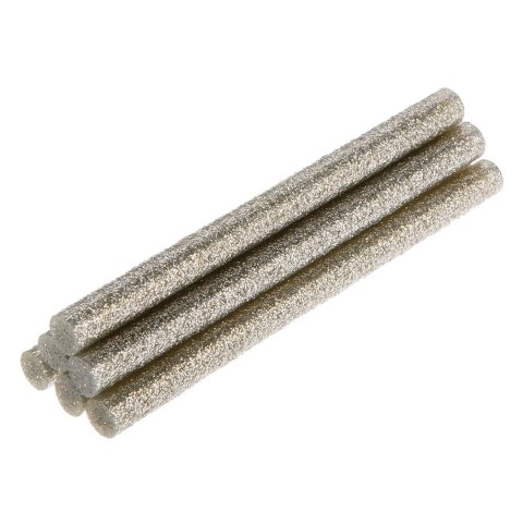 Wkłady Klejowe 8 mm, Brokatowe Srebrne, 6 szt. Wkłady Klejowe 8 mm, Brokatowe Srebrne, 6 szt.
